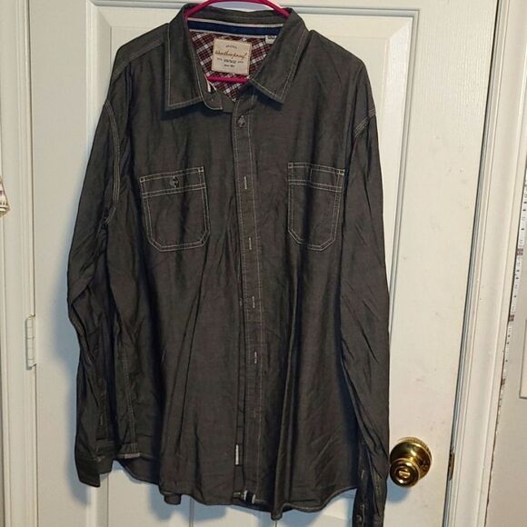 Weatherproof Men's Denim Button-down Size XXL - Picture 1 of 4